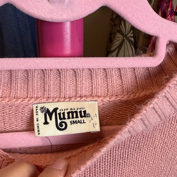 Show Me Your MuMu | Blush Heart Sweater - Picture 3 of 5